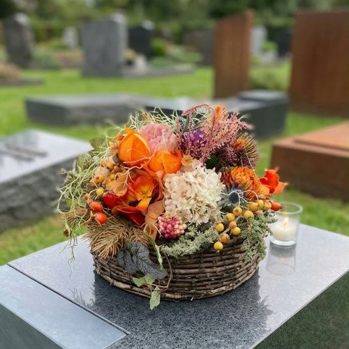 Zijden bloemstukken